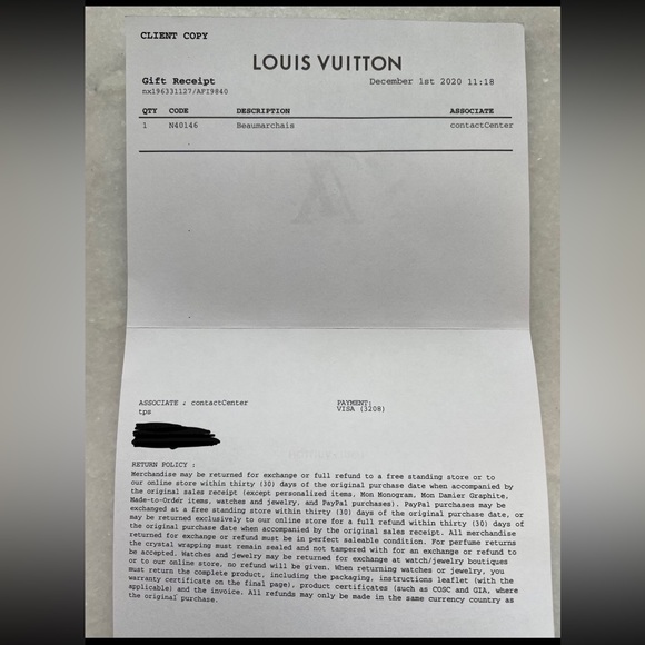 Louis Vuitton Damier Ebene Beaumarchais - Picture 16 of 16